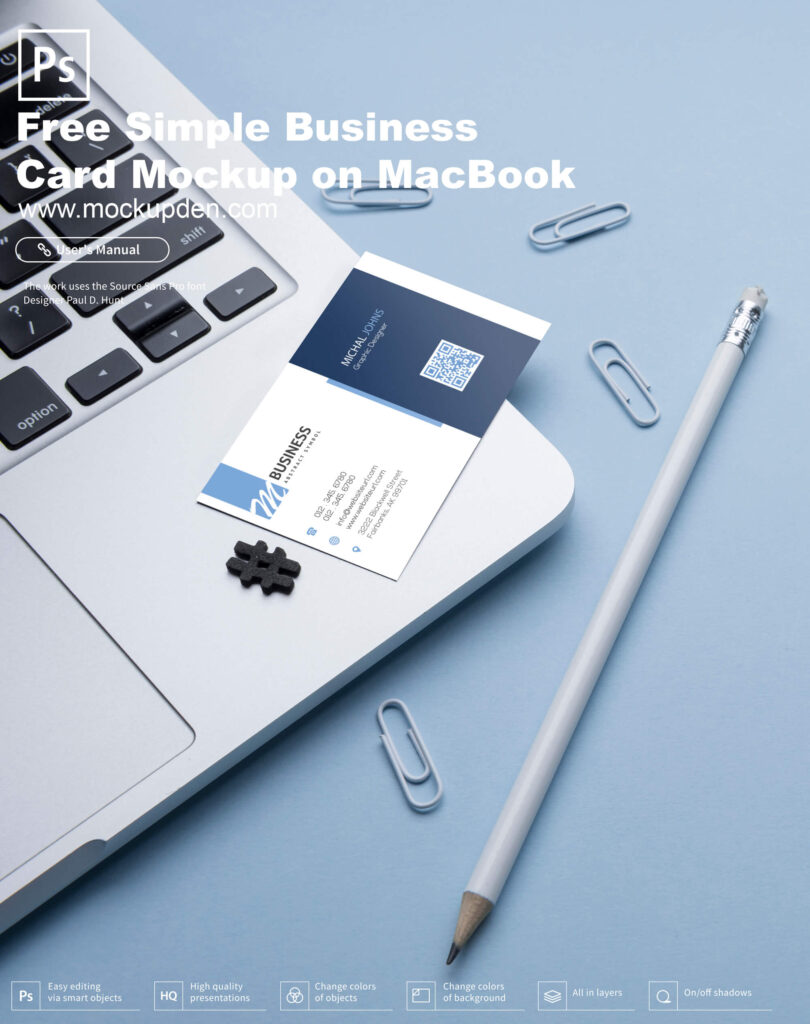 business card template for mac free
